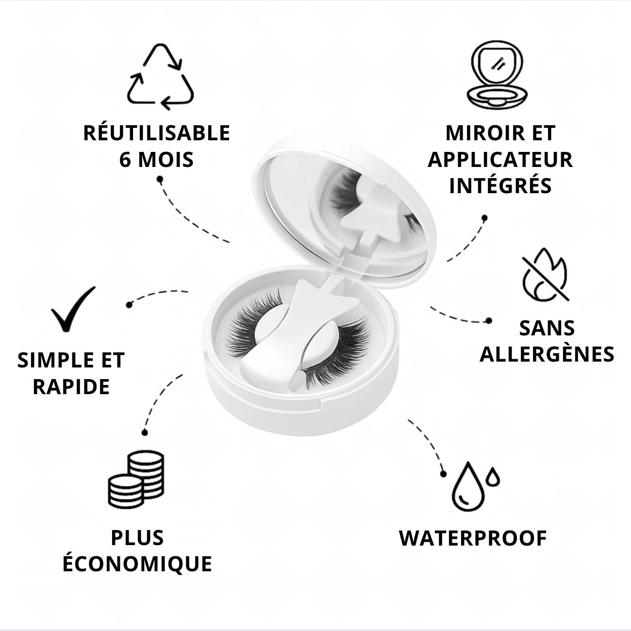 Faux-Cils Magnétiques