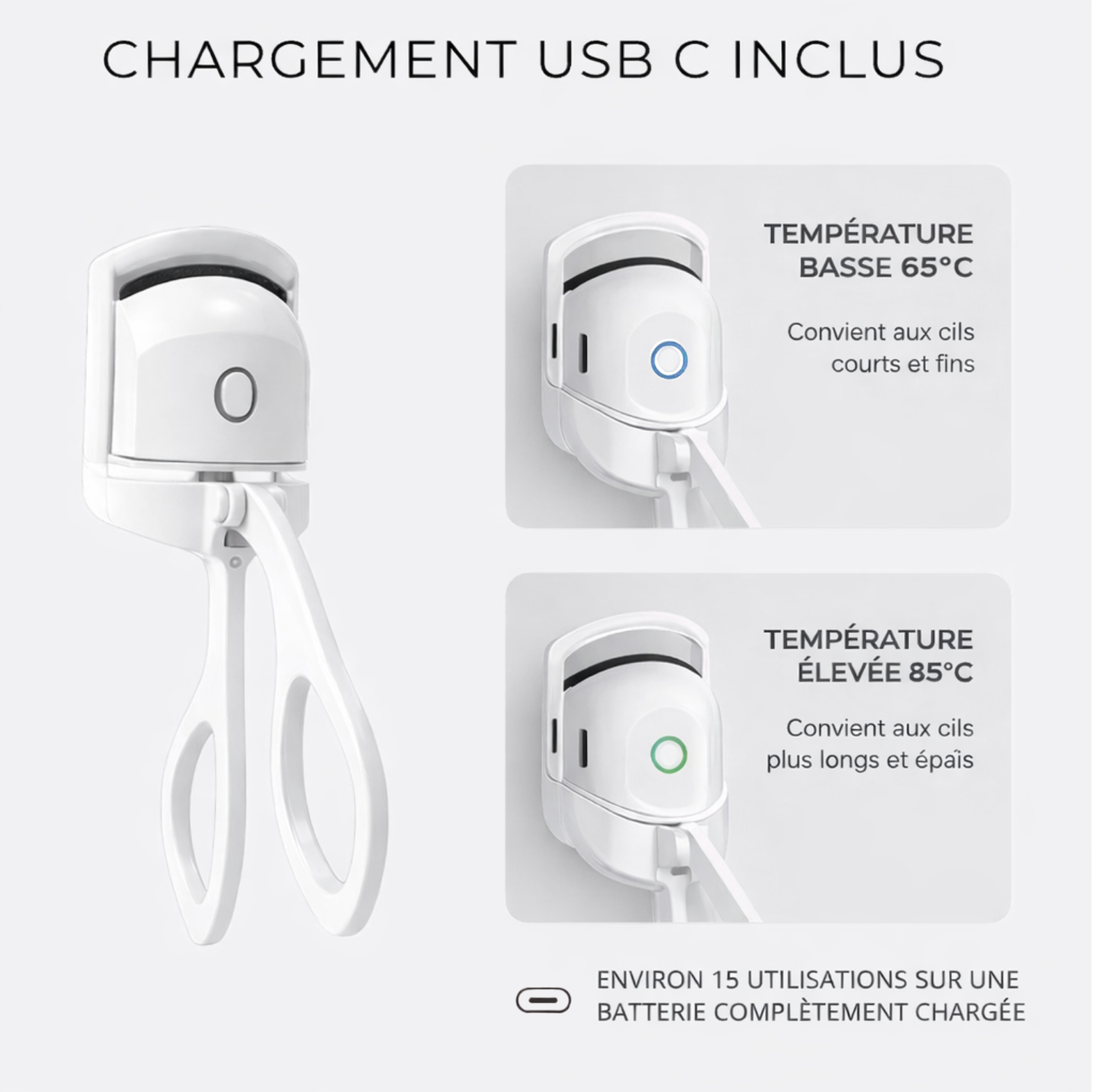Recourbe-Cils Chauffant